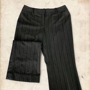 Alfani Charcoal Pinstripe Trousers